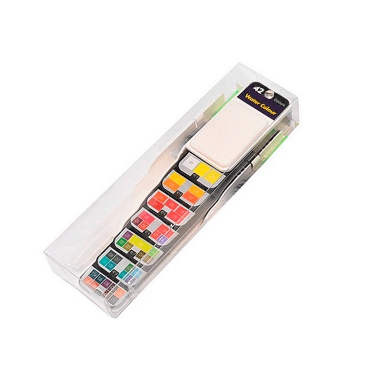 Watercolor Paint Set, 42 Assorted Colors Professional Travel Foldable Watercolor Paint Set with Water Brush, Travel Pocket Watercolor Kit for Artist, Kids & Adults Field Sketch Outdoor Painting- Art Secret Shop , Watercolor Secret Set, Nomadcolor, Portable Watercolor, Smart watercolor, Medeen, Watercolor kit